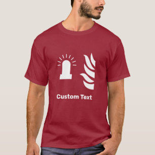 Brandmelder-Lichtsicherheitszeichen T-Shirt