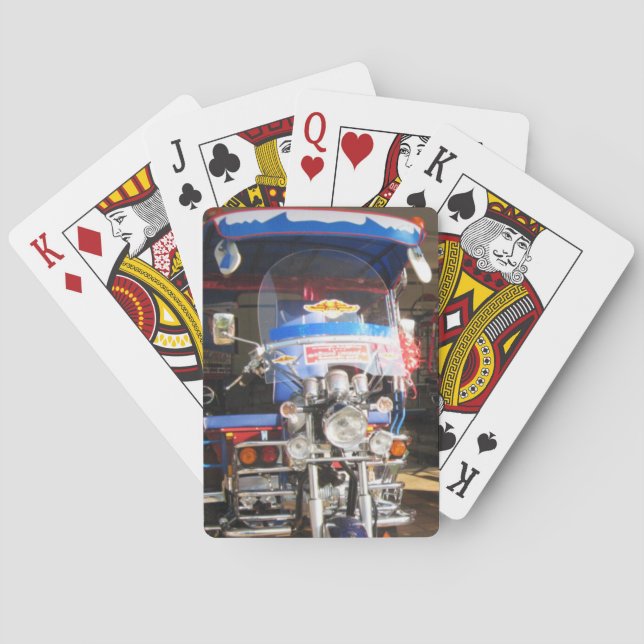 Brandneu Tuk Tuk Tuk .. Udon Thani, Isaan, Thailan Spielkarten (Rückseite)