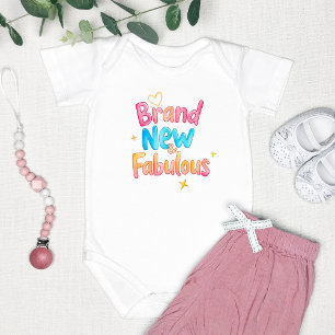"Brandneu und Fabelhaft" Süß Baby Strampler