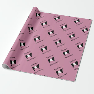 Brandneues Beltie-Farmer-Baby-Mädchen-Shower Gallo Geschenkpapier