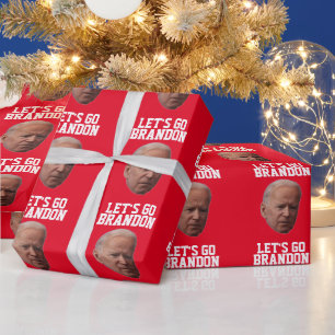 BRANDON BIDEN CHRISTMAS WRAPPING PAPIER GESCHENKPAPIER