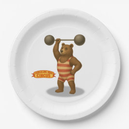 Brandon, circus strong-bear pappteller