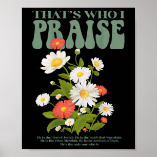 Brandon, das ist, wen ich lobe Jesus Christian Lak Poster