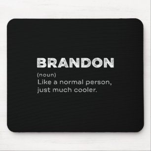 Brandon Definition Personalisierter Name Lustiger Mousepad