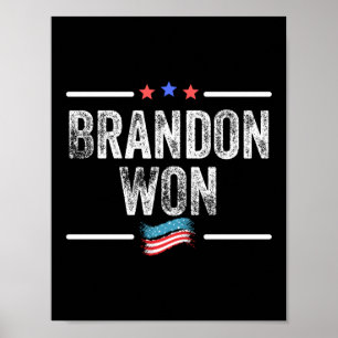 Brandon gewann, Brandon gewann komisch, Brandon ha Poster