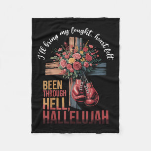 Brandon Hard kämpfte Hallelujah Lob Jesus Christus Fleecedecke