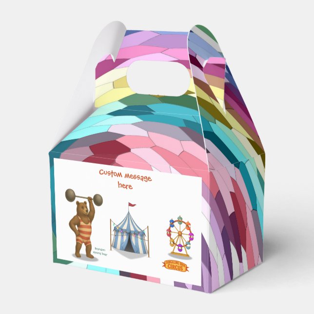 Brandon, Zirkus-Starkbär Geschenkschachtel (Vorderseite)