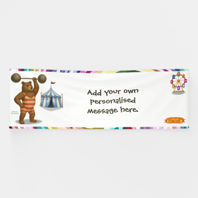 Brandon, Zirkus starker Bär Banner (Horizontal)