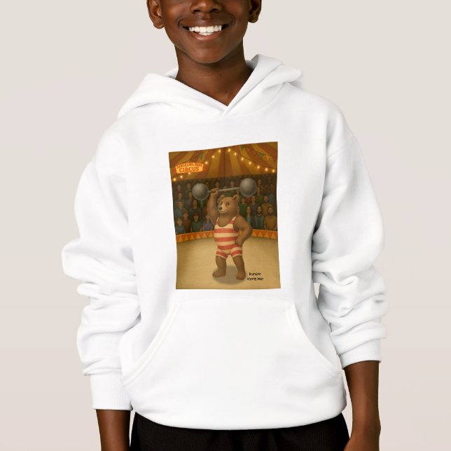 Brandon, Zirkus starker Bär Hoodie (Vorderseite)