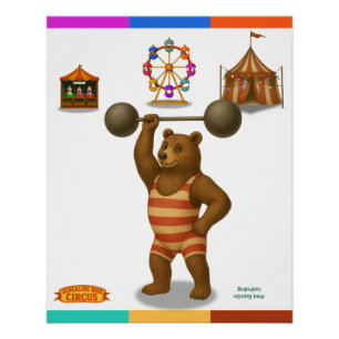 Brandon, Zirkus starker Bär Poster