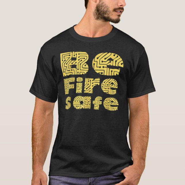 Brandschutz am Arbeitsplatz - Geschenk der Kampagn T-Shirt (Vorderseite)