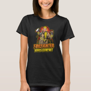 Brandschutzabteilung für Frauen und Feuerwehrleute T-Shirt