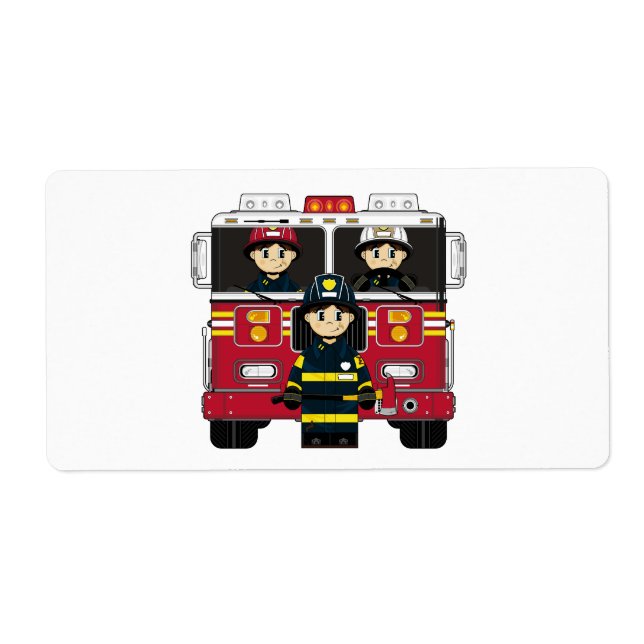 Brandschutzaufkleber und Motor (Vorne)