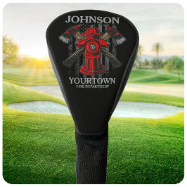 Brandschutzbehörde Hydrant USA Flag Golf Headcover