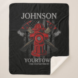 Brandschutzbehörde Hydrant USA Flag Sherpadecke