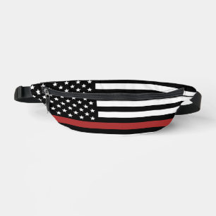 Brandschutzflagge Thin Red Line USA-Flagge Bauchtasche