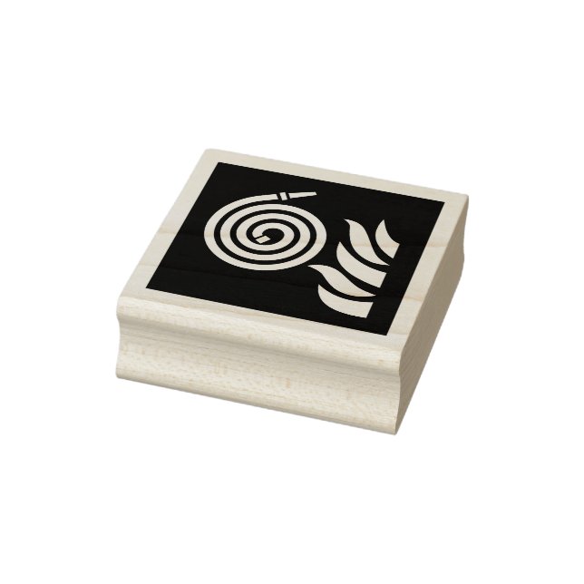 Brandschutzschild Gummistempel (Stempel)