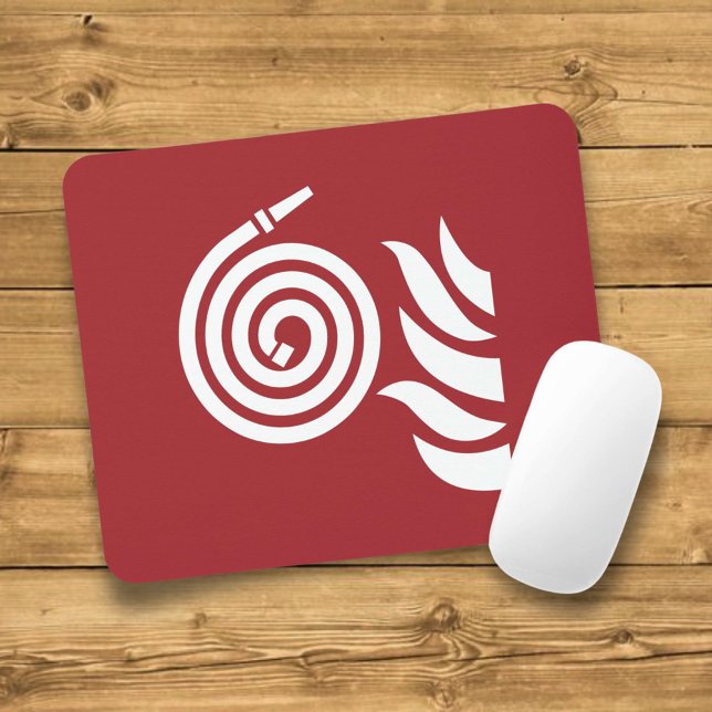Brandschutzschild Mousepad (Von Creator hochgeladen)