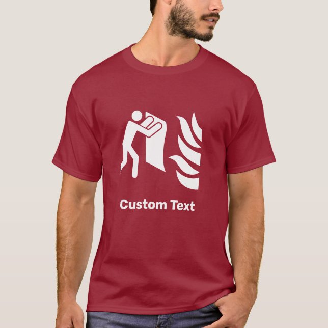 Brandschutzschild T-Shirt (Vorderseite)