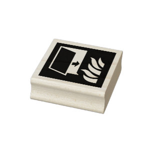 Brandschutztür-Sicherheitszeichen Gummistempel