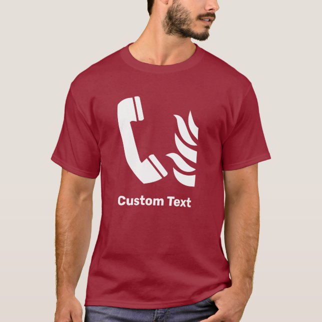Brandschutzzeichen T-Shirt (Vorderseite)