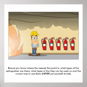 Brandsicherheit 02 poster