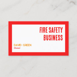 Brandsicherheitsmaßstab QR Visitenkarte