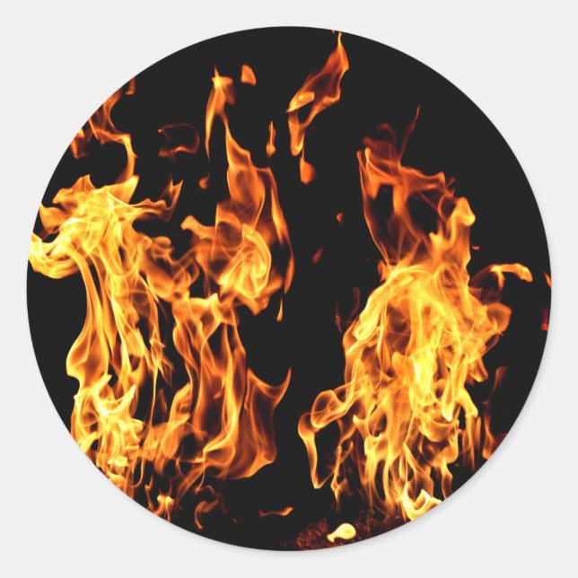 Brandstickergeschenke Runder Aufkleber (Vorderseite)