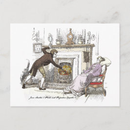 Brandstiftung - Jane Austen Pride & Prejudice Postkarte