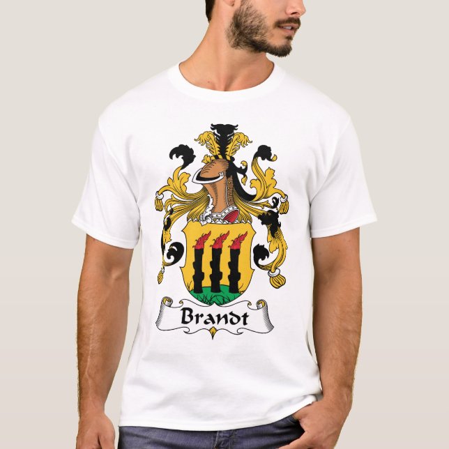 Brandt-Familienwappen T-Shirt (Vorderseite)
