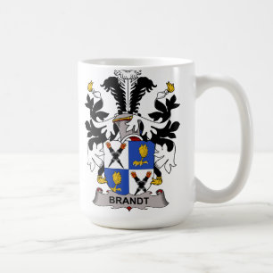 Brandt-Familienwappen Tasse
