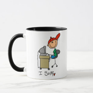 Brandung des Jungen-I das Netz Tasse