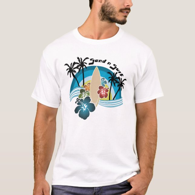 Brandung des Sand-n T-Shirt (Vorderseite)