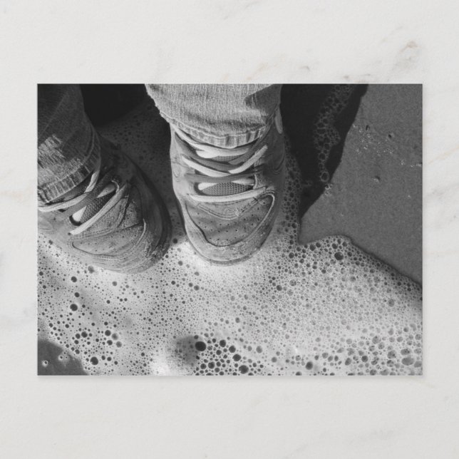 Brandung n beschuht Postkarte (Vorderseite)