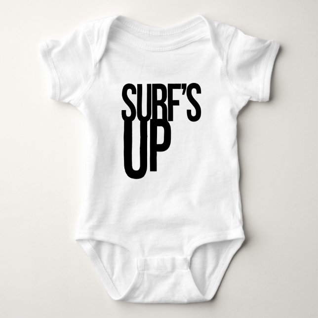 Brandung oben baby strampler (Vorderseite)