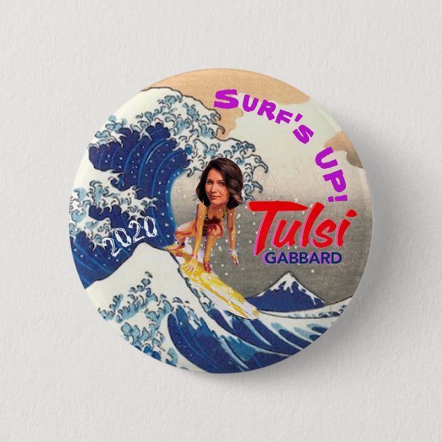 Brandung oben! Tulsi 2020 Button (Vorderseite)