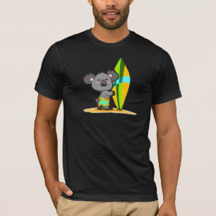 Brandungs-Brett-Koala-Bärn-Shirt T-Shirt