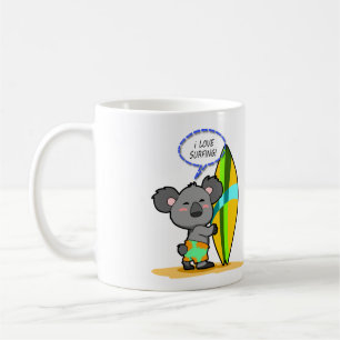 Brandungs-Koala-Bärn-Tasse Tasse