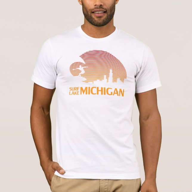 Brandungs-Michigansee! T-Shirt (Vorderseite)