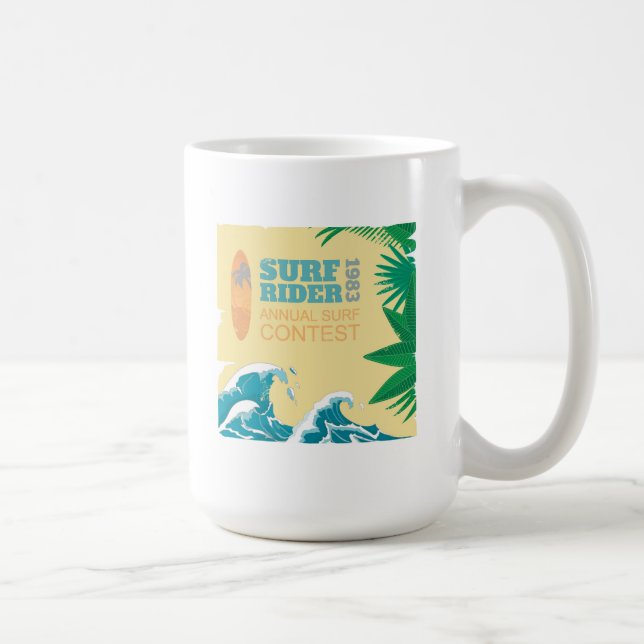 Brandungs-Reiter-Brandungs-Wettbewerb |1983 Tasse (Rechts)