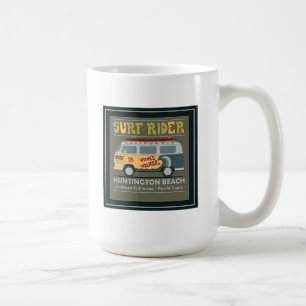 Brandungs-Reiter-Huntington Beach Plakat Tasse