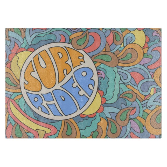 Brandungs-Reiter-Muster Schneidebrett (Vorderseite)