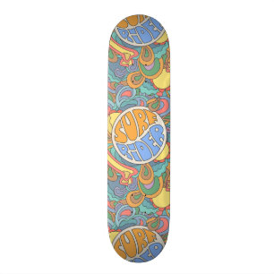 Brandungs-Reiter-Muster Skateboard