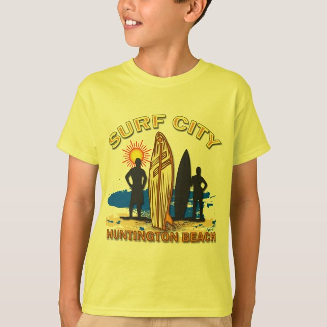 BRANDUNGS-STADT HUNTINGTON BEACH T-Shirt (Vorderseite)
