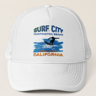 BRANDUNGS-STADT HUNTINGTON BEACH TRUCKERKAPPE