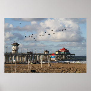 Brandungs-Stadt Poster