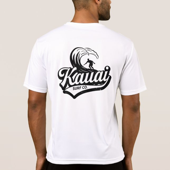 Brandungs-T-Shirt Kauai-Brandungs-Co. T-Shirt (Rückseite)