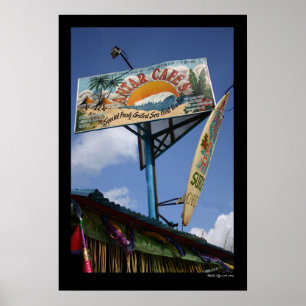 Brandungs-Zeichen Poster