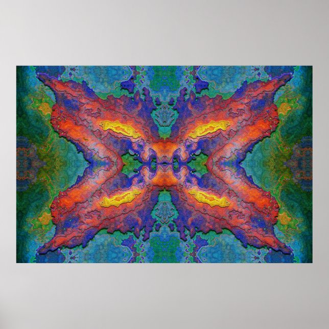 Brandwinge auf breiter Basis Poster (Vorne)