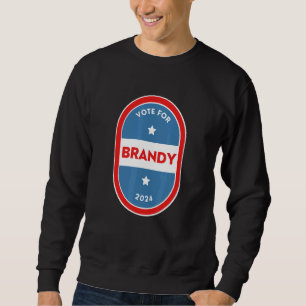 Brandy Barkeeper Politische Wahlparodie 2024 Sweatshirt